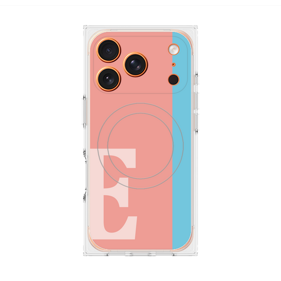 Premium Square Case with MagSafe［ Original - initial color line - E pink ］