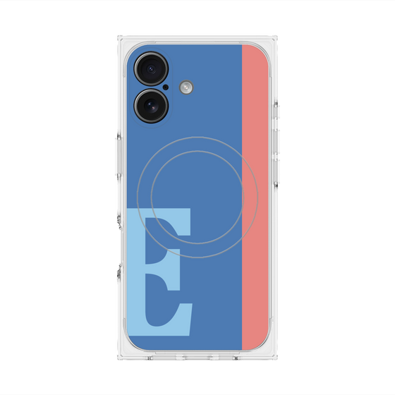 Premium Square Case with MagSafe［ Original - initial color line - E blue ］