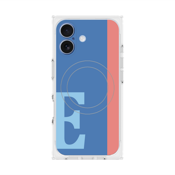 Premium Square Case with MagSafe［ Original - initial color line - E blue ］