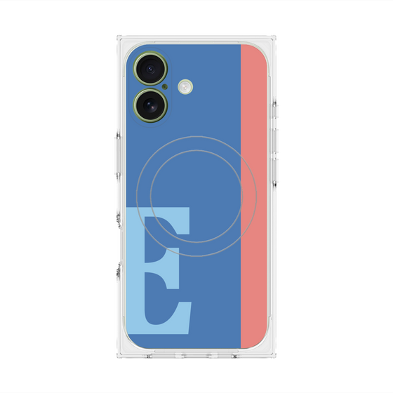 Premium Square Case with MagSafe［ Original - initial color line - E blue ］