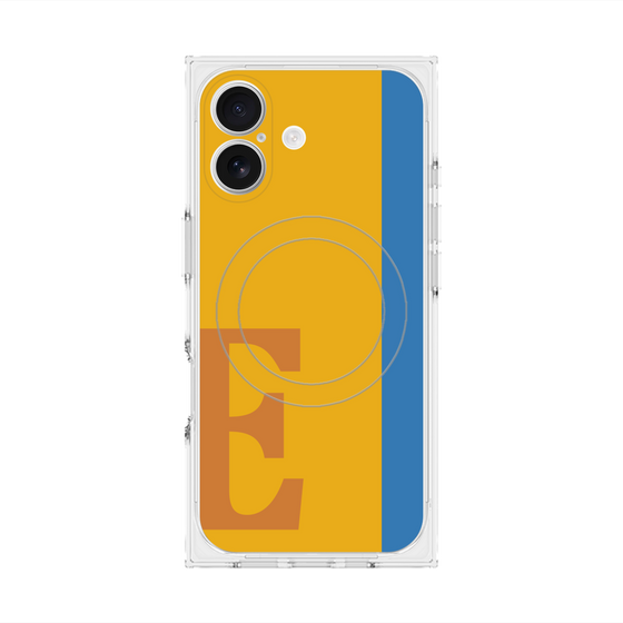 Premium Square Case with MagSafe［ Original - initial color line - E orange ］