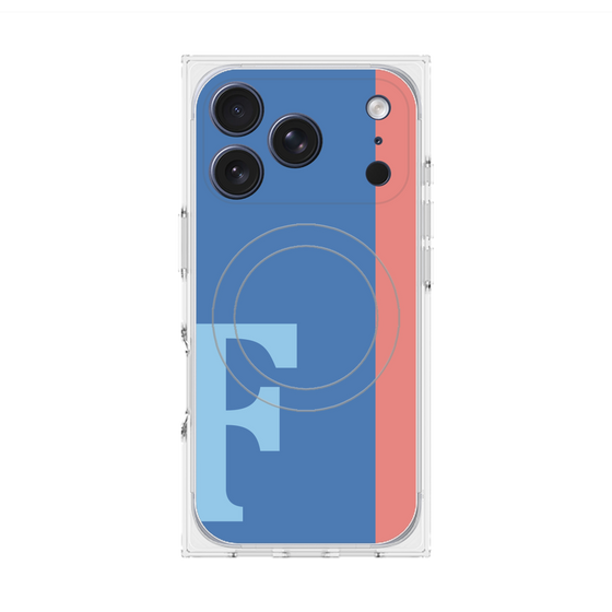 Premium Square Case with MagSafe［ Original - initial color line - F blue ］