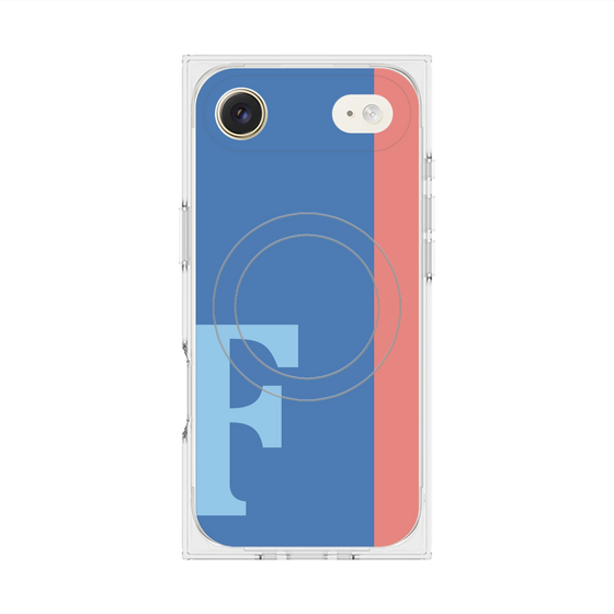 Premium Square Case with MagSafe［ Original - initial color line - F blue ］