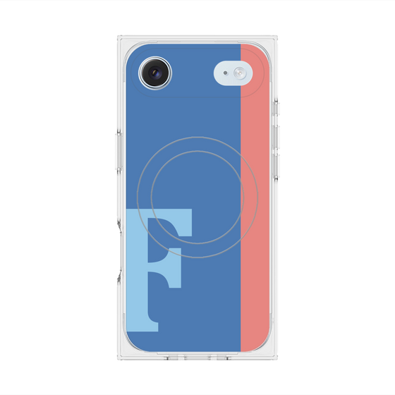 Premium Square Case with MagSafe［ Original - initial color line - F blue ］