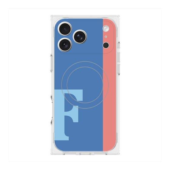 Premium Square Case with MagSafe［ Original - initial color line - F blue ］