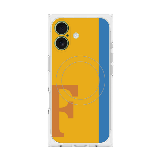 Premium Square Case with MagSafe［ Original - initial color line - F orange ］