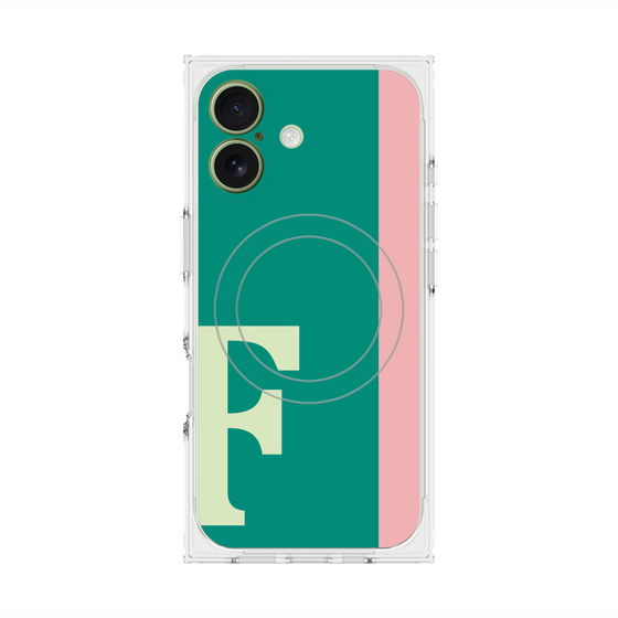 Premium Square Case with MagSafe［ Original - initial color line - F green ］