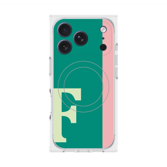 Premium Square Case with MagSafe［ Original - initial color line - F green ］