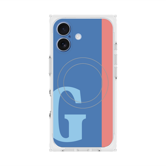 Premium Square Case with MagSafe［ Original - initial color line - G blue ］