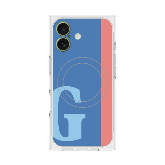 Premium Square Case with MagSafe［ Original - initial color line - G blue ］