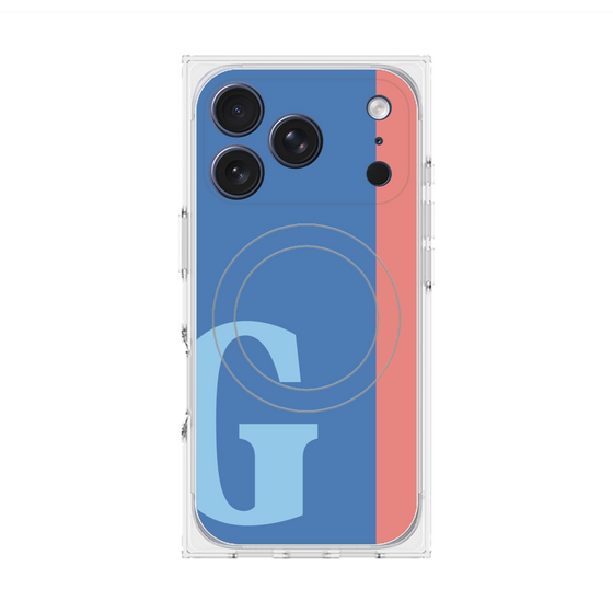 Premium Square Case with MagSafe［ Original - initial color line - G blue ］