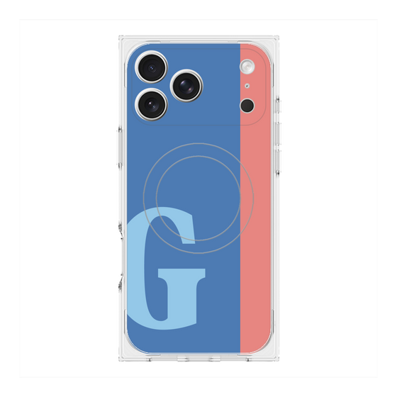Premium Square Case with MagSafe［ Original - initial color line - G blue ］