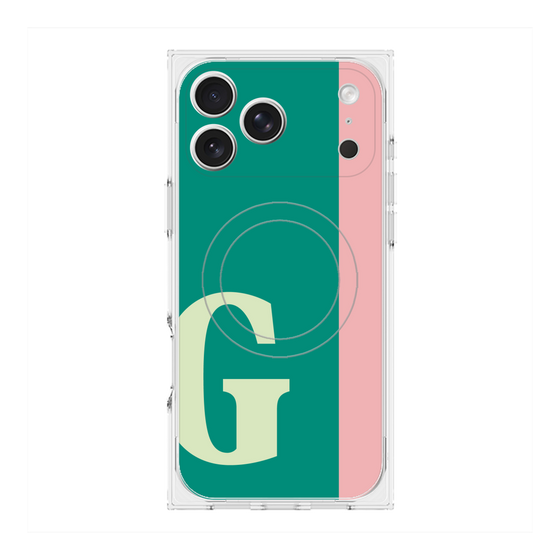 Premium Square Case with MagSafe［ Original - initial color line - G green ］