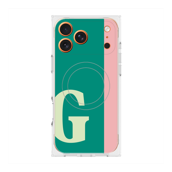 Premium Square Case with MagSafe［ Original - initial color line - G green ］