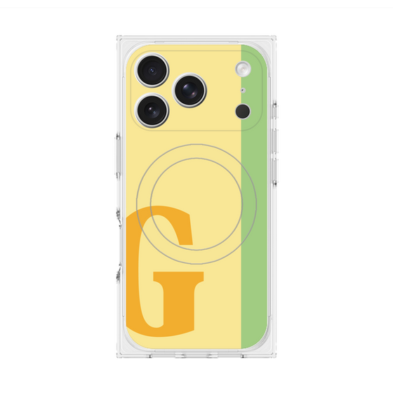 Premium Square Case with MagSafe［ Original - initial color line - G yellow ］