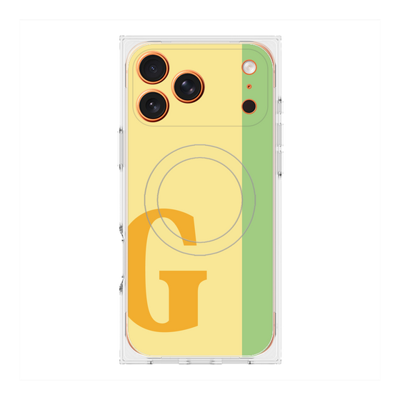 Premium Square Case with MagSafe［ Original - initial color line - G yellow ］