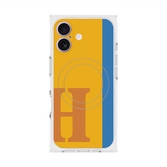 Premium Square Case with MagSafe［ Original - initial color line - H orange ］