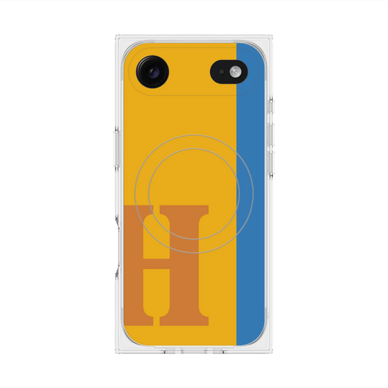 Premium Square Case with MagSafe［ Original - initial color line - H orange ］