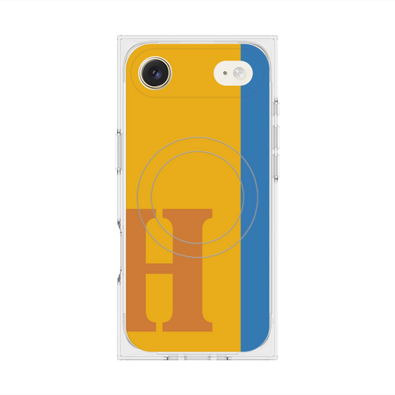 Premium Square Case with MagSafe［ Original - initial color line - H orange ］