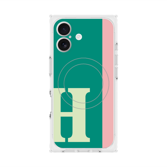 Premium Square Case with MagSafe［ Original - initial color line - H green ］