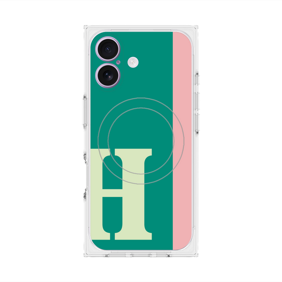 Premium Square Case with MagSafe［ Original - initial color line - H green ］