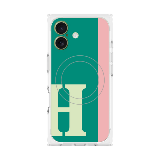 Premium Square Case with MagSafe［ Original - initial color line - H green ］