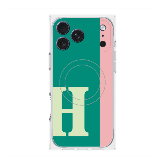 Premium Square Case with MagSafe［ Original - initial color line - H green ］