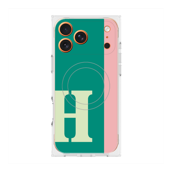 Premium Square Case with MagSafe［ Original - initial color line - H green ］