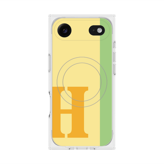 Premium Square Case with MagSafe［ Original - initial color line - H yellow ］