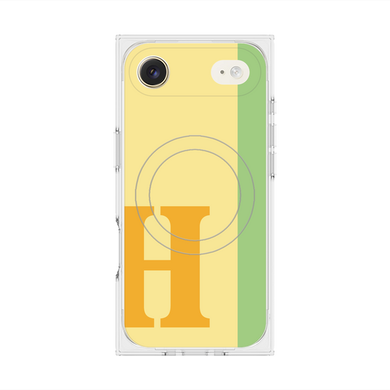 Premium Square Case with MagSafe［ Original - initial color line - H yellow ］
