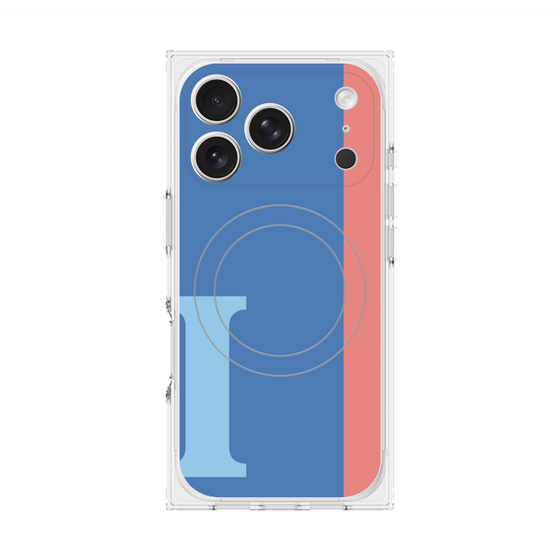 Premium Square Case with MagSafe［ Original - initial color line - I blue ］