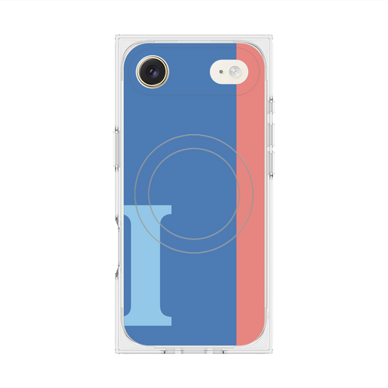 Premium Square Case with MagSafe［ Original - initial color line - I blue ］