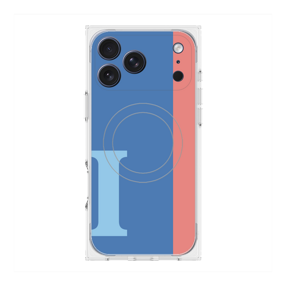 Premium Square Case with MagSafe［ Original - initial color line - I blue ］