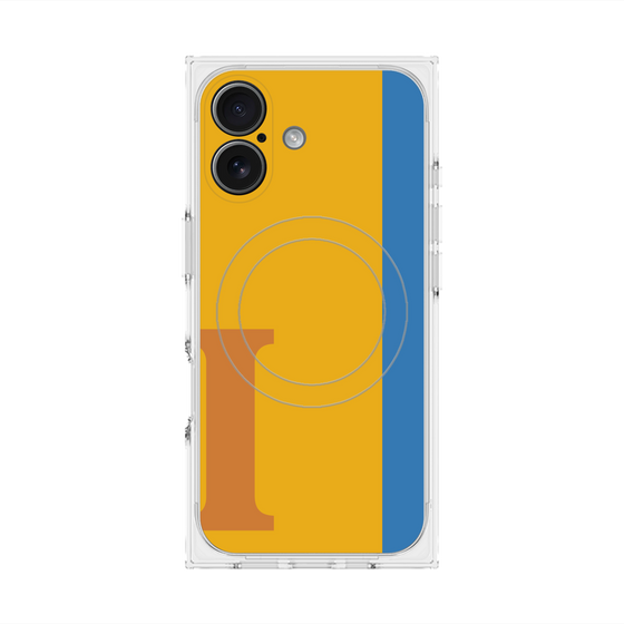 Premium Square Case with MagSafe［ Original - initial color line - I orange ］