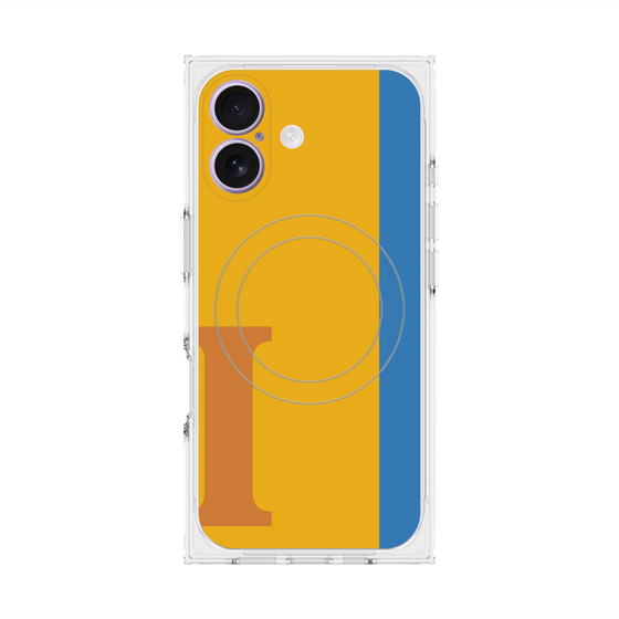 Premium Square Case with MagSafe［ Original - initial color line - I orange ］
