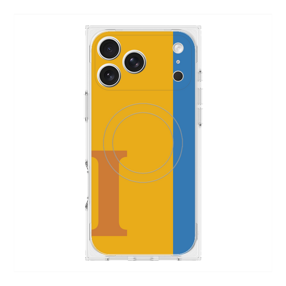 Premium Square Case with MagSafe［ Original - initial color line - I orange ］