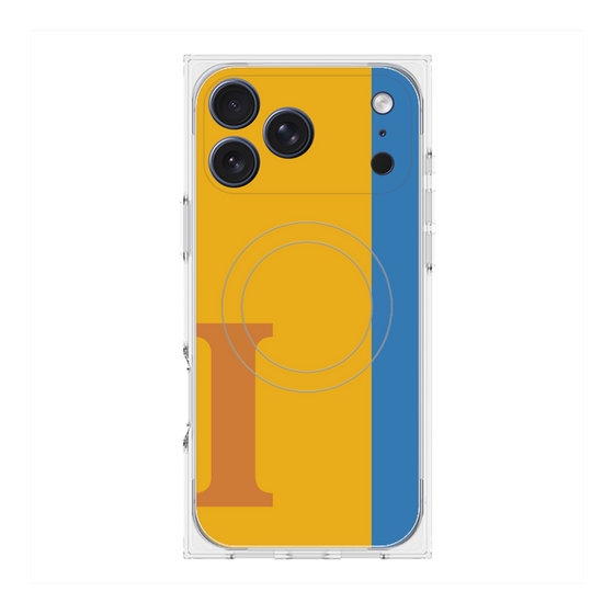 Premium Square Case with MagSafe［ Original - initial color line - I orange ］