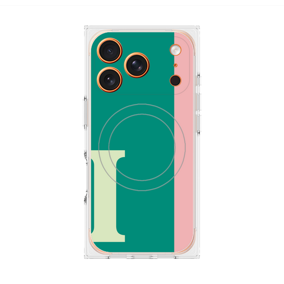 Premium Square Case with MagSafe［ Original - initial color line - I green ］