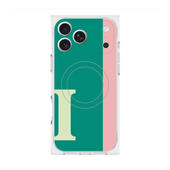 Premium Square Case with MagSafe［ Original - initial color line - I green ］