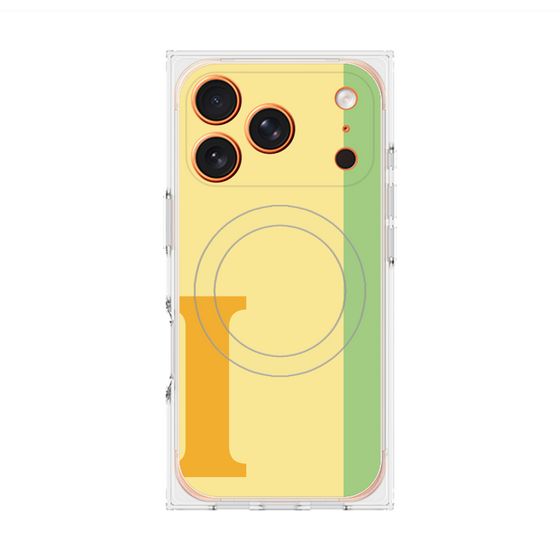 Premium Square Case with MagSafe［ Original - initial color line - I yellow ］
