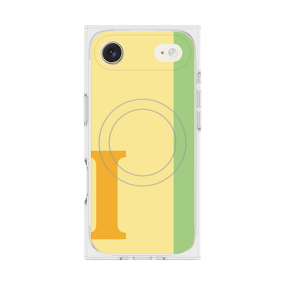 Premium Square Case with MagSafe［ Original - initial color line - I yellow ］