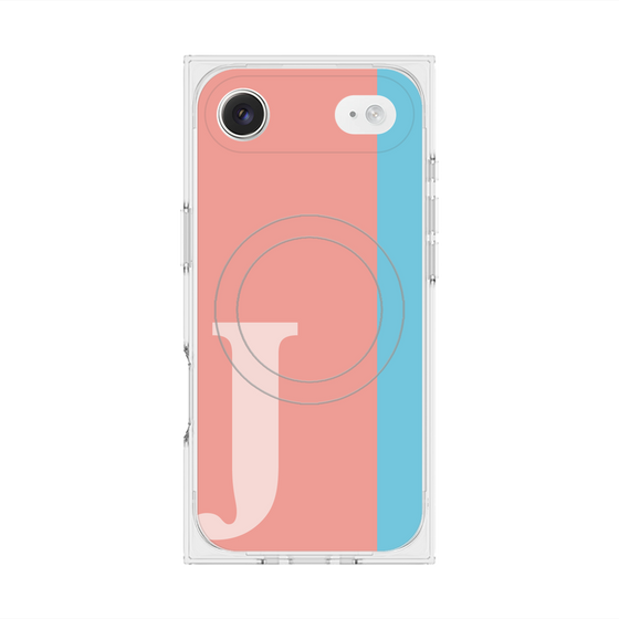 Premium Square Case with MagSafe［ Original - initial color line - J pink ］