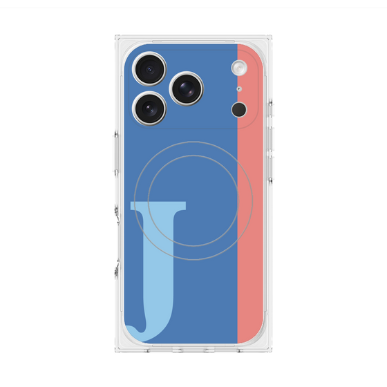 Premium Square Case with MagSafe［ Original - initial color line - J blue ］