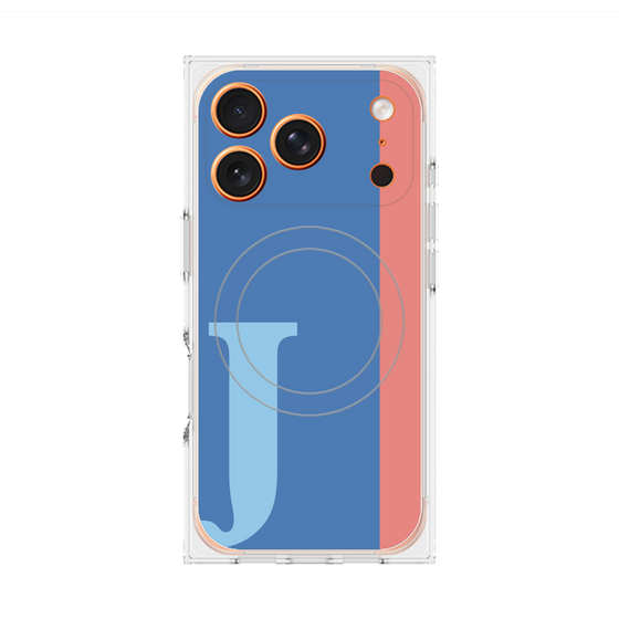 Premium Square Case with MagSafe［ Original - initial color line - J blue ］