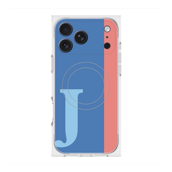 Premium Square Case with MagSafe［ Original - initial color line - J blue ］