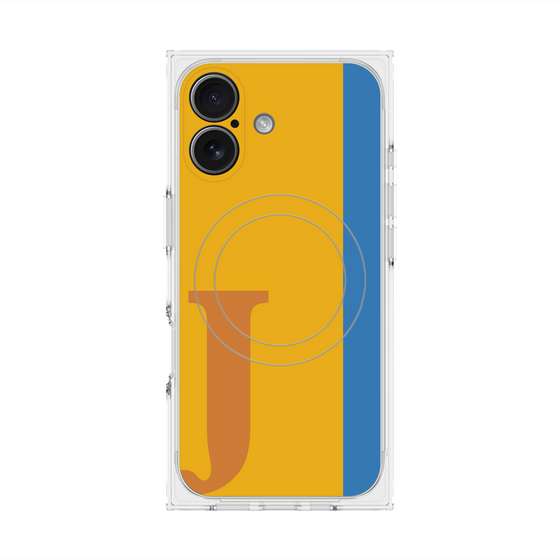 Premium Square Case with MagSafe［ Original - initial color line - J orange ］