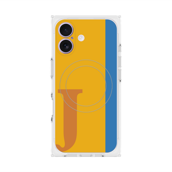 Premium Square Case with MagSafe［ Original - initial color line - J orange ］