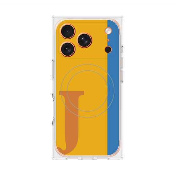 Premium Square Case with MagSafe［ Original - initial color line - J orange ］
