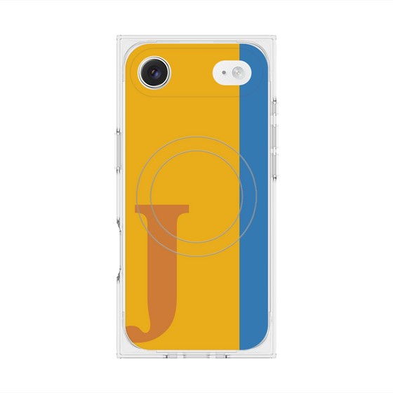 Premium Square Case with MagSafe［ Original - initial color line - J orange ］