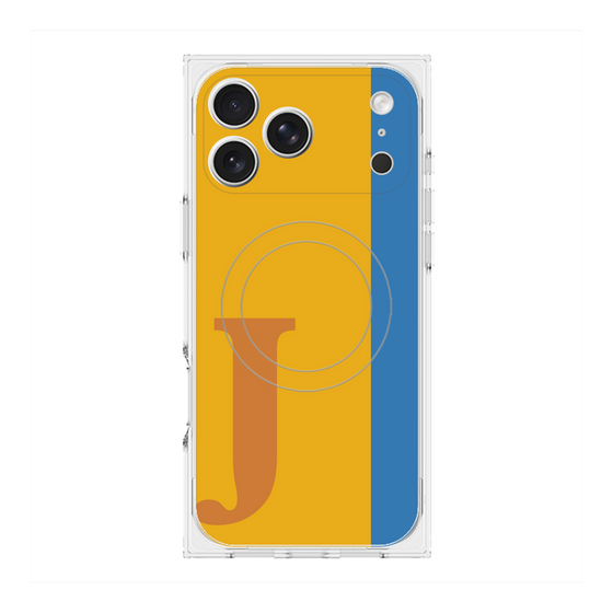 Premium Square Case with MagSafe［ Original - initial color line - J orange ］